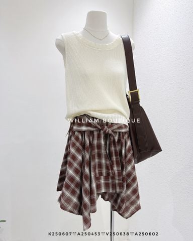  Áo ba lỗ dệt kim nút lưng D183 