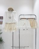  Váy xô ren ngắn dây hạt 2129 