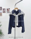  Áo sơ mi trơn + khăn sọc 979 