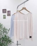  Áo thun tay dài kẻ sọc 8079 