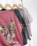  Áo thun oversize wax Mickey nơ 8317 