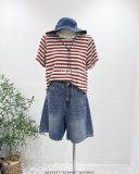  Áo thun kẻ sọc 8036 