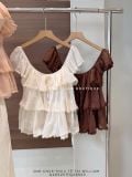  Áo voan kiểu 3 tầng 80392 