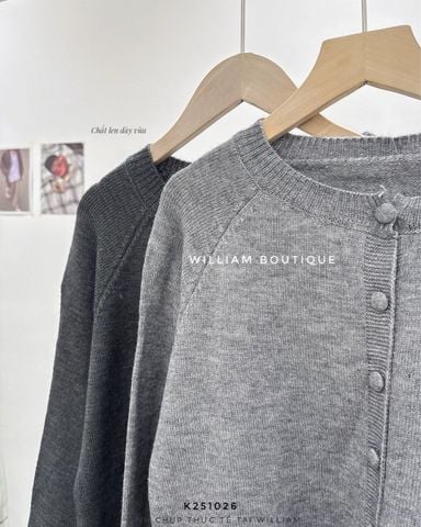  Áo khoác cardigan len viền ren 188 