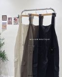  Quần yếm jean dài túi hộp 6053 