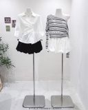  Áo sơ mi cổ V xéo 6921 