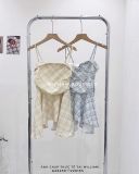  Áo dây quây caro xéo 1130 