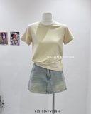  Áo thun trơn form vừa 3000 