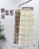  Váy lưới bi dài xếp tầng 897 