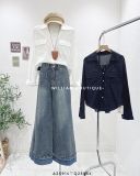  Áo sơ mi cổ V túi nắp 6722 