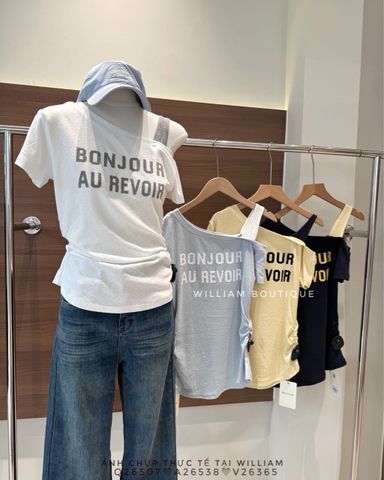  Áo thun rớt vai Bonjour 1141 