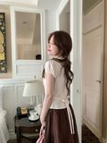 Áo sơ mi bông nhí cổ sen 80332 