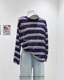  Áo thun dài tay kẻ sọc 8812 