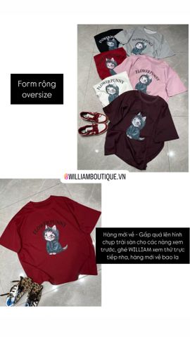  Áo thun oversize CAT 8113 