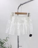  Váy xô ren trắng ngắn 5235 