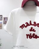  Áo thun chữ thêu Maison 7117 
