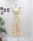  Đầm dây hoa 3 tầng 2558 