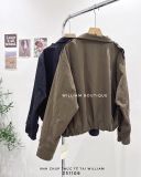  Áo khoác gió cổ bẻ dáng ngắn 88788 