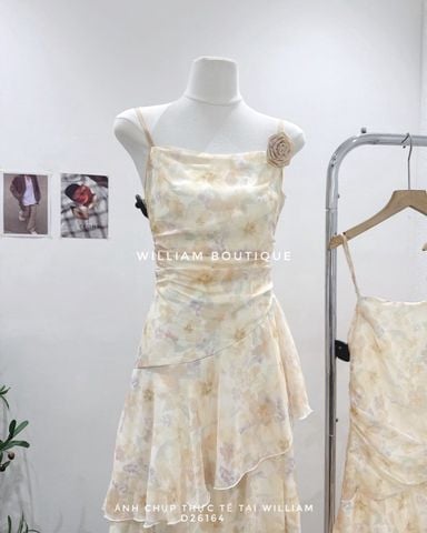  Đầm dây hoa 3 tầng 2558 