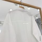  Áo SM cotton trắng 2 túi 240 