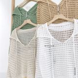  Áo len polo TD cột dây 