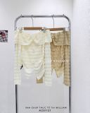  Áo len trễ vai xẻ giữa 8291 