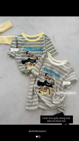  Áo thun kẻ sọc Daffy Duck 7181 