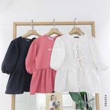  Áo babydoll xốp cột dây 6974 