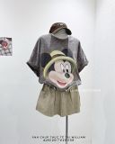  Áo thun oversize wax Mickey nơ 8317 