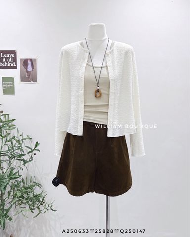  Áo tay dài gài nút thun xốp 1880 