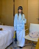  Áo sm sọc xanh 8606 