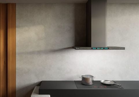  Máy hút mùi Kocher LUVIA ELITE chữ T 70cm công suất 1150m3/1h màu đen xám 