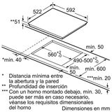  Bếp từ Bosch 3 vùng nấu PID651DC5E  - Made in Spain 