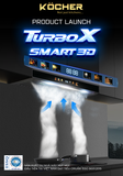  Máy hút mùi Kocher Turbo Smart 3D X3D-350D Auto Clean 