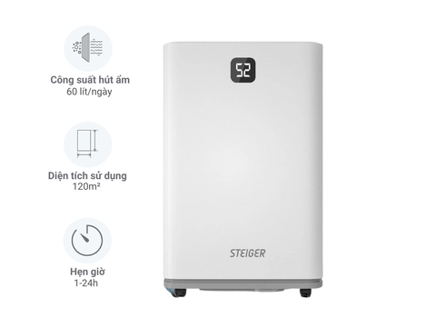 Máy hút ẩm Steiger STG-860DW 60 Lít/ ngày 