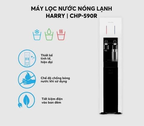  Máy lọc nước cây đứng Coway CHP-590R - Nóng - Lạnh - Thường 