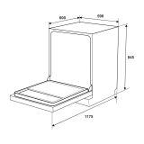  Máy rửa bát độc lập Hafele HDW-F6052G 15 bộ 