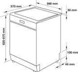  Máy rửa bát độc lập Hafele HDW-F60E 538.21.200 