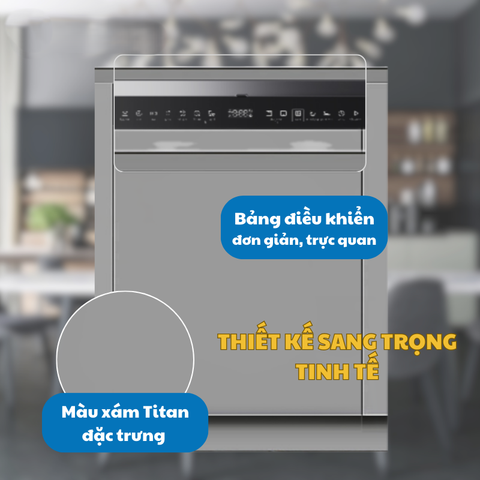  Máy rửa bát GrandX 16 bộ SMI8GX68 nhập khẩu Thái Lan 