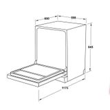  Máy rửa bát độc lập Hafele Series 600 HDW-F60EB 538.21.310 