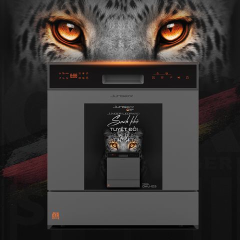  Máy rửa bát Junger 12 bộ Leopard DWJ-103 