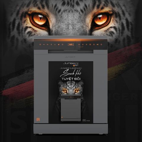  Máy rửa bát Junger 15 bộ Leopard DWJ-143 
