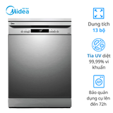  Máy rửa bát 13 bộ Midea MDW13-7635QS 