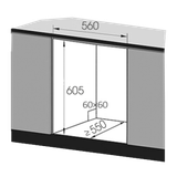  Máy rửa bát Texgio 8 bộ TG-BI205 - Nâng cấp 11 bộ - Sấy khí nóng - Diệt khuẩn UV 
