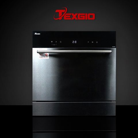  Máy rửa bát Texgio 8 bộ TGWF98SB - Wifi - Sấy Khí nóng - Diệt khuẩn UV 