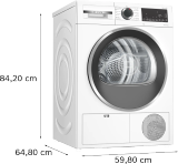  Máy sấy bơm nhiệt Bosch 9 kg WQG24200SG - Serie 6 