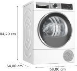  Máy sấy bơm nhiệt Bosch 9 kg WQG24570SG - Serie 6 