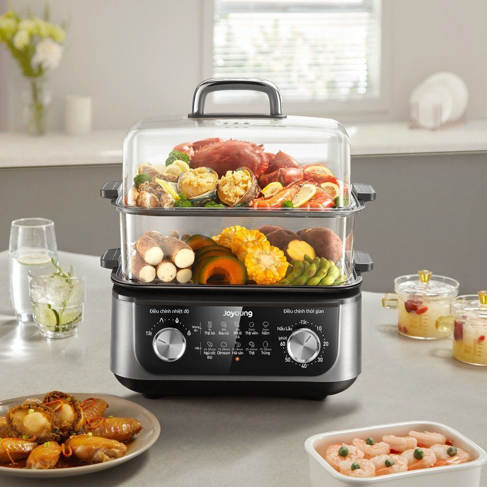  Nồi lẩu hấp đa năng Joyoung JFS-556 