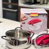  Nồi áp suất Kela dung tích 3 Lit màu inox KL-86PCI 