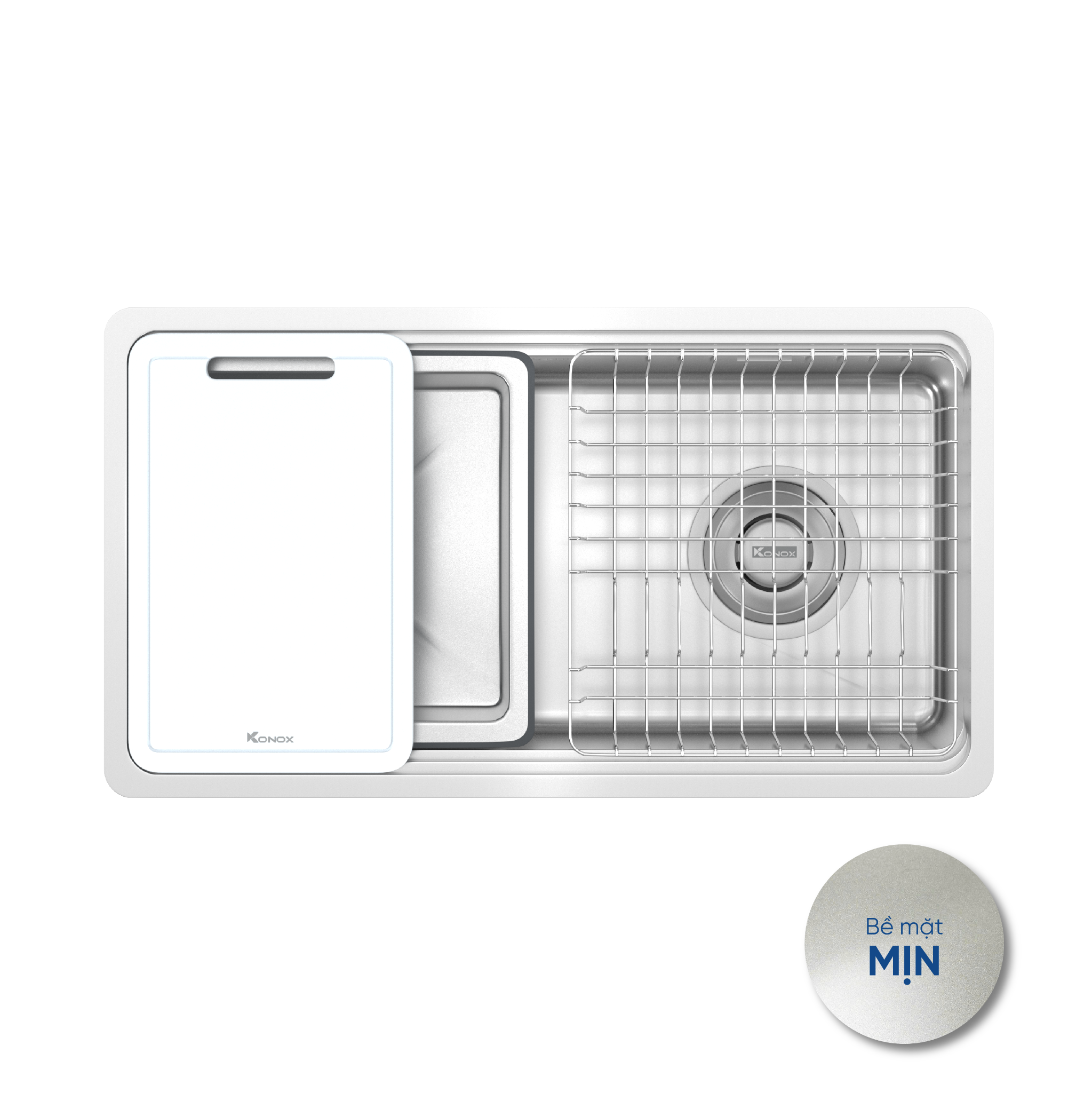  Chậu rửa bát phong cách Nhật bề mặt mịn Tari 780SM 